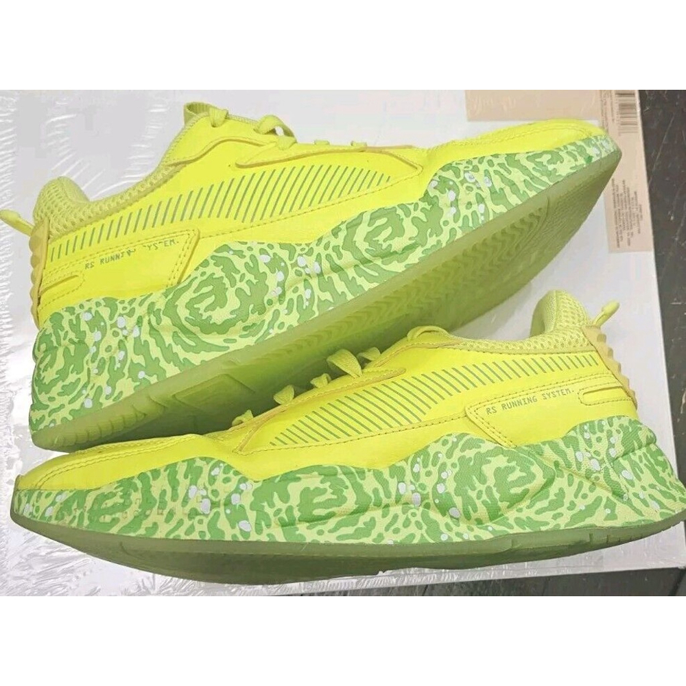 Pre-Loved Great Condition PUMA RS-X x Rick and Morty Yellow 2022 Size 8